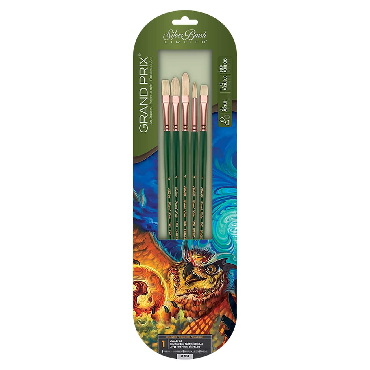 Silver Brush Limited Grand Prix® LH 5 Piece Brush Set